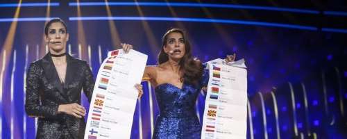 Kaj je narobe z očesom voditeljice Evrovizije?!