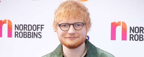 Ed Sheeran s svojo abstraktno sliko pomagal rakavim bolnikom