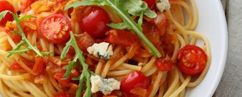 Recept: Mediteranski špageti