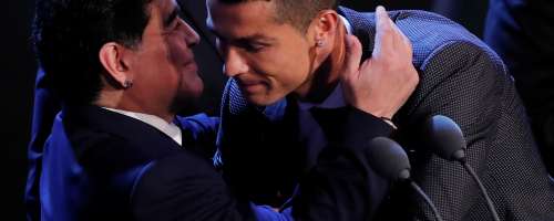 Cristiano Ronaldo se poslavlja od prijatelja in legende