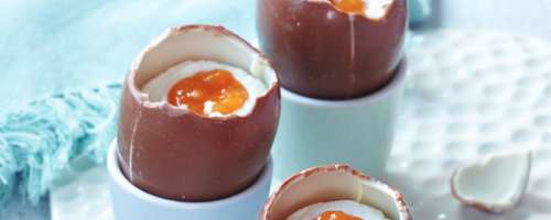 Recept po korakih: Polnjena čokoladna jajca