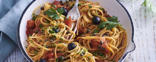 Slastno kosilo: Špageti puttanesca