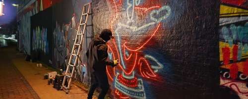 Umetnik Fat Cap Sprays poskrbel, da je London zaživel