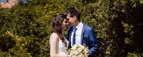 Avsenik in Lunca: Ljubezen zapečatila s cerkveno poroko