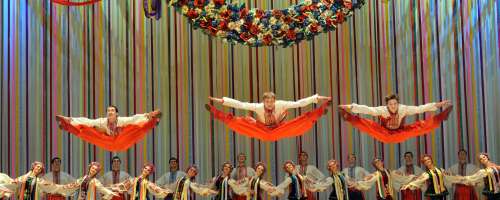 Ukrajinski nacionalni plesni ansambel Virsky se pripravlja na nedeljsko gostovanje v Ljubljani