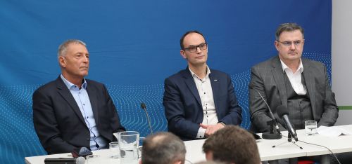 Anže Logar, Mirko Požar, Senko Pličanič, Igor Masten