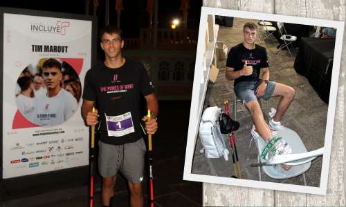 Maraton na Tenerifu: Tim Marovt kljub poškodbi gležnja osvojil cilj