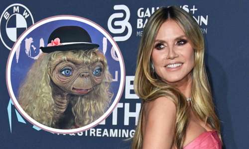 Hollywoodska preobrazba leta - Heidi Klum kot E.T.