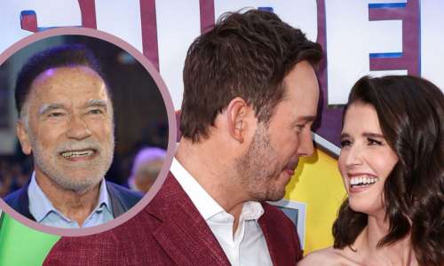 Arnold Schwarzenegger, Chris Pratt, Katherine Schwarzenegger