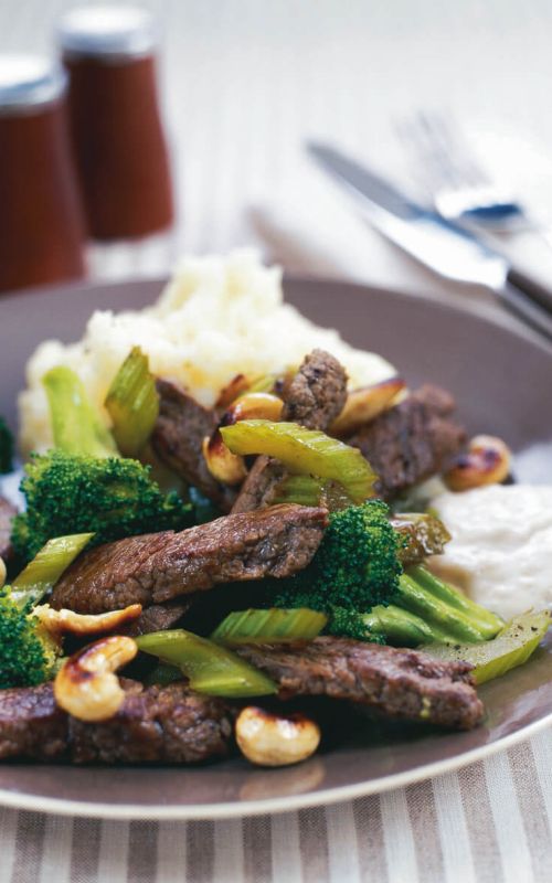 Goveje rezinice z brokolijem