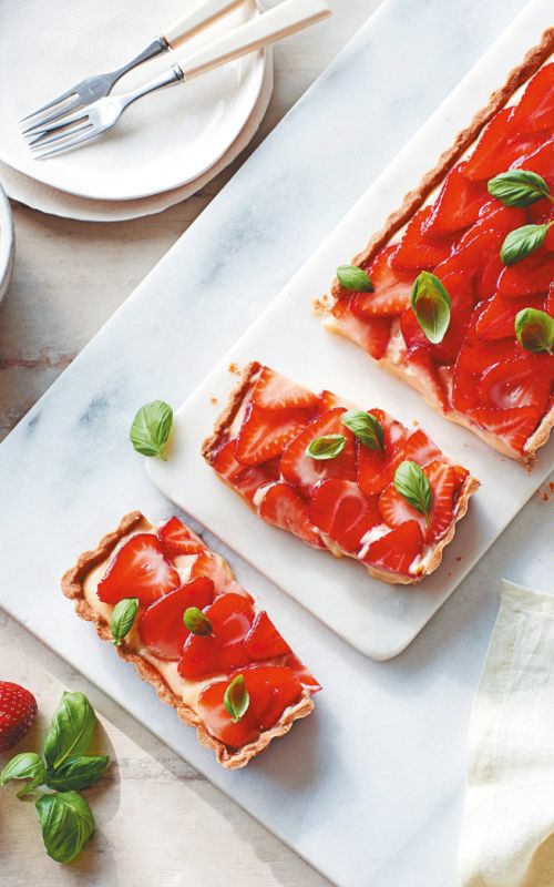 jagodna pita z baziliko