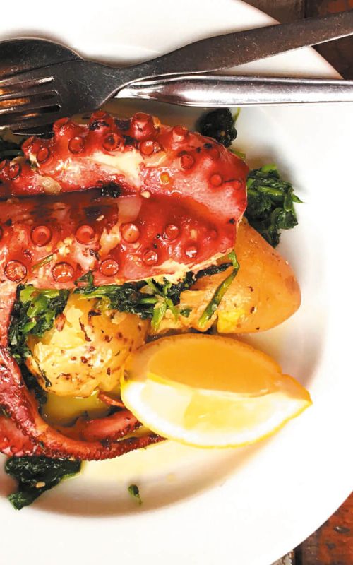 hobotnica na žaru po italijansko