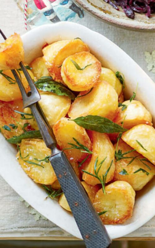 Pečen krompir z zelišči