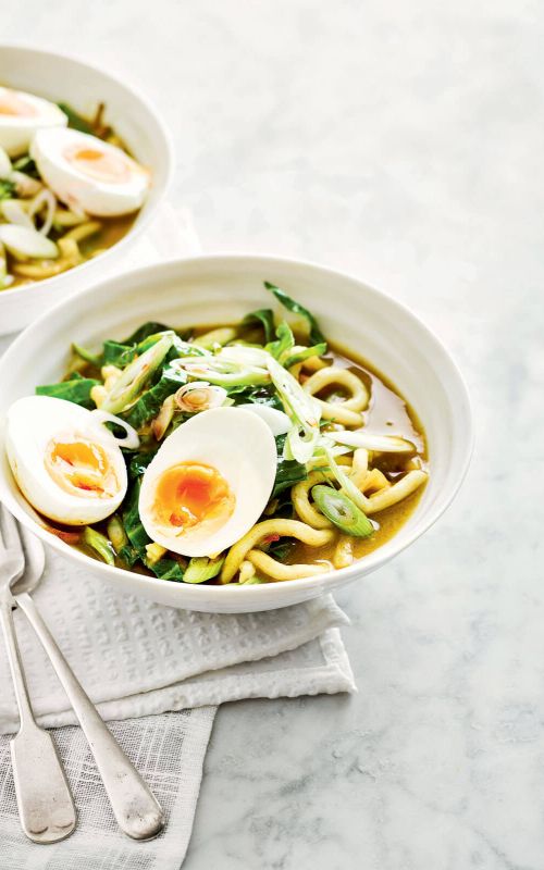 Preprosta japonska juha z rezanci