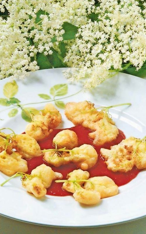 bezgovi cvetovi v cesnjevi omaki