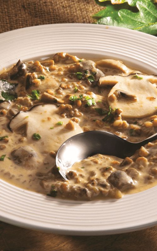 smetanova gobova juha