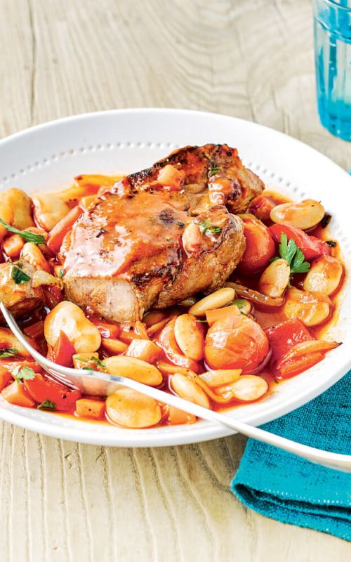 Svinjina s fižolom po špansko