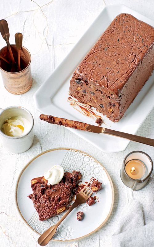 Praznična čokoladna zmrzlina