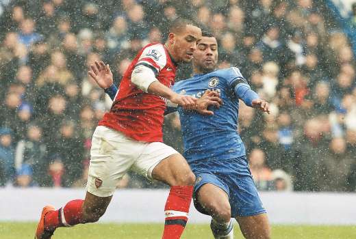 ashley cole theo walcott