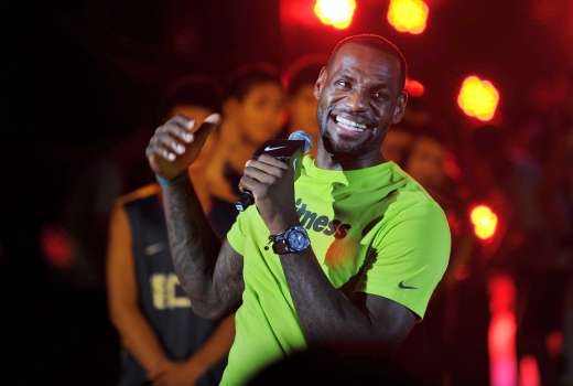 lebron james profi