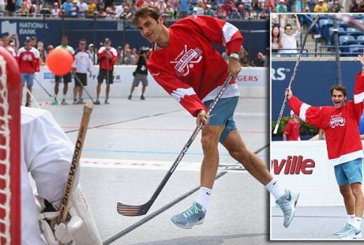 federer hokej