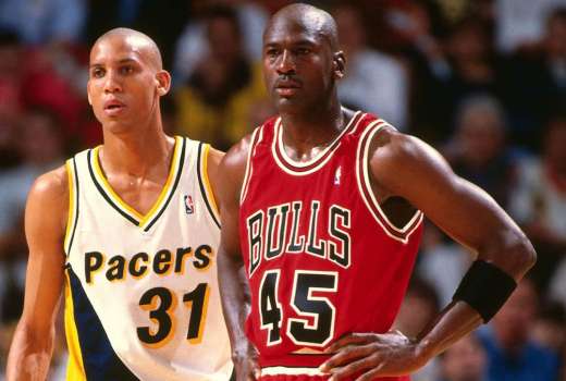 reggie miller michael jordan vszi