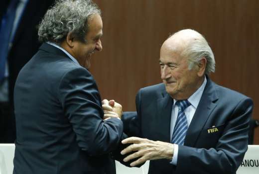 Sepp Blatter, Michele Platini