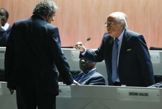 Platini Blatter re