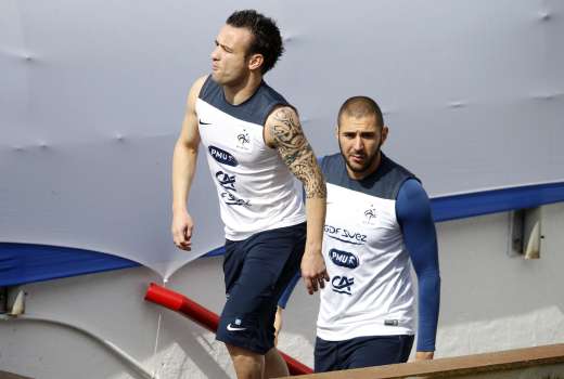 Karim Benzema Mathieu Valbuena