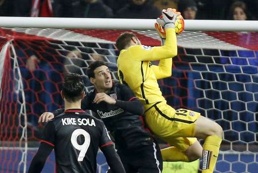 Jan Oblak Aritz Aduriz Athletic Bilbao Atletico Madrid