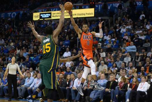 Russell Westbrook Utah Jazz Oklahoma City Thunder