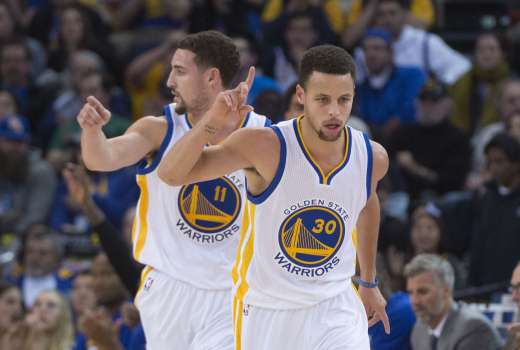 Golden State Warriors Steph Curry Klay Thompson