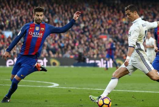 pique ronaldo barcelona real