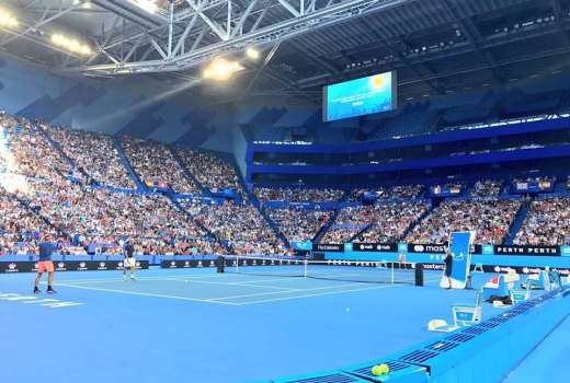 federer tenis perth