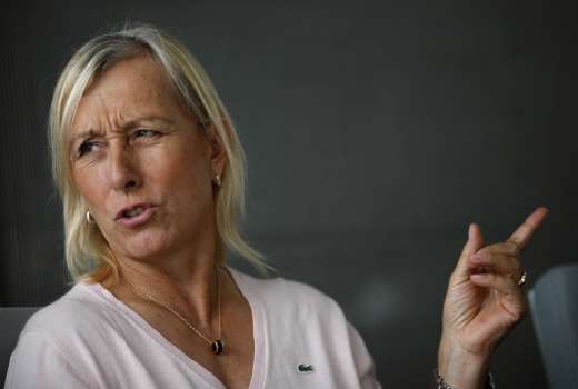 martina navratilova re