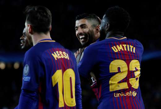 messi suarez umtiti