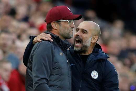 guardiola klopp