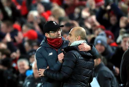 jurgen klopp pep guardiola