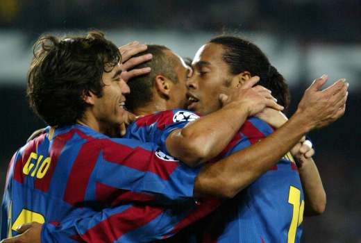 deco, ronaldinho, larsson