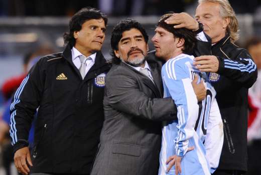 messi maradona