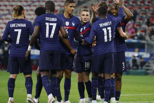 griezmann varane dembele francija re