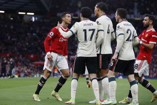 cristiano ronaldo man utd liverpool