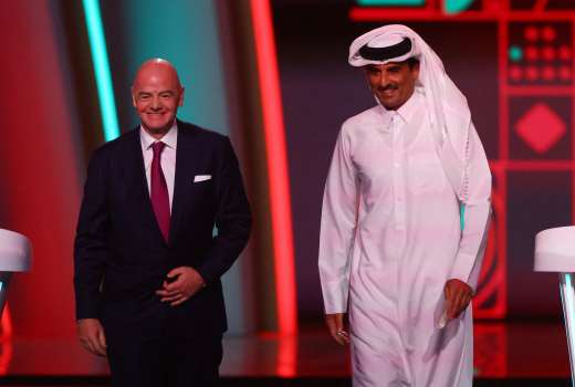 Gianni Infantino Emir of Qatar Sheikh Tamim bin Hamad al-Thani 22 re