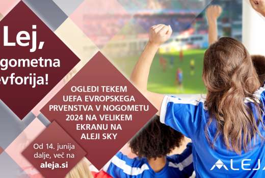 Nogometna evforija je zajela tudi nakupovalno destinacijo ALEJO