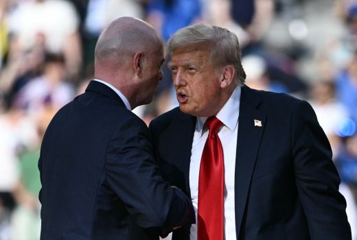 Gianni Infantino, Donald Trump