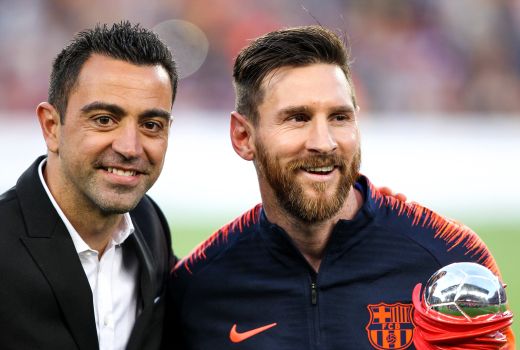 xavi messi barcelona