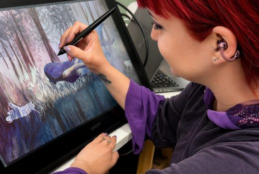 ilustracija, barve, tehnologija