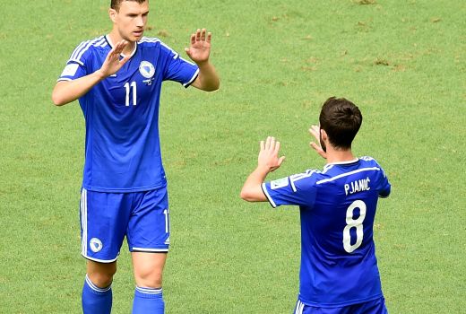 Miralem Pjanic Dzeko Bosna