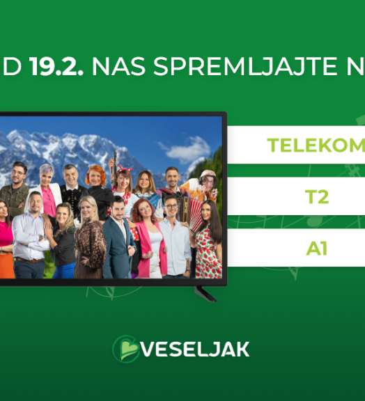 TV Veseljak Golica preko Telekoma, T-2 in A1