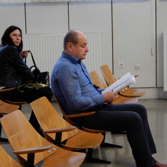 Tomaž Ročnik in nekdanja direktorica Klasja Dragica Veršič